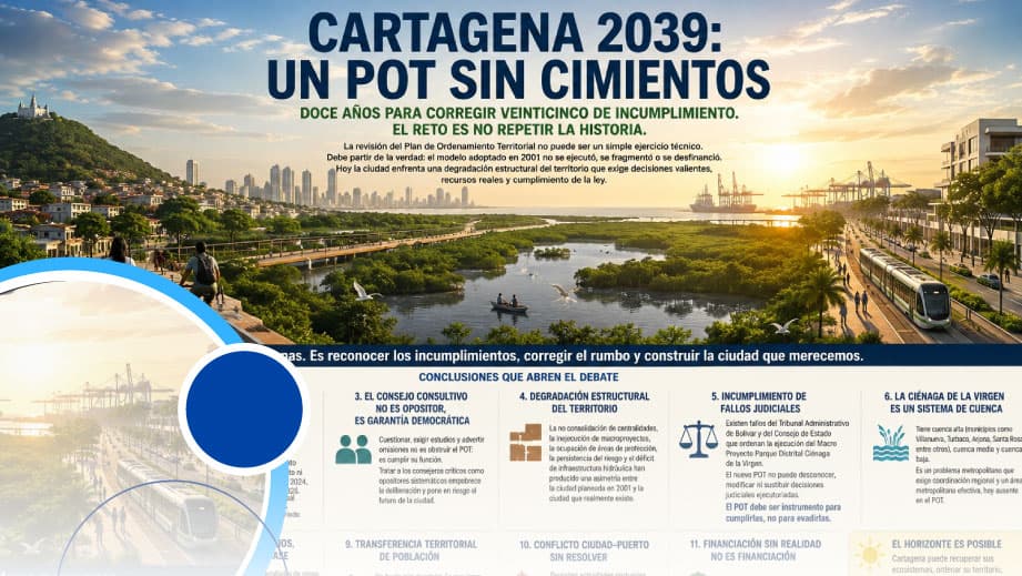 CARTAGENA 2027-2039- UN POT SIN CIMIENTOS